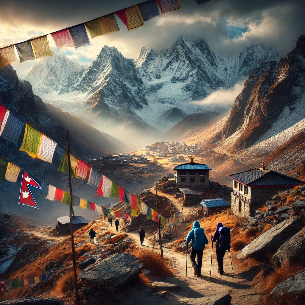 네팔 트레킹 코스 히말라야