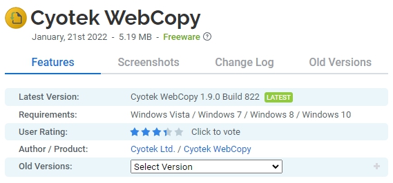 Cyotek-WebCopy