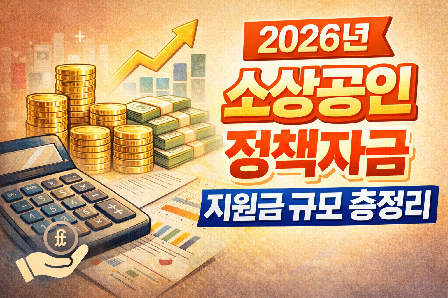 26년 소상공인 정책자금 지원금 규모 정리