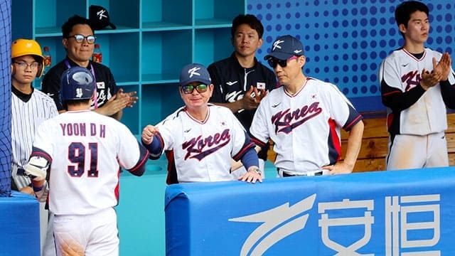 아시안 게임 야구 슈퍼라운드 중국전 결과