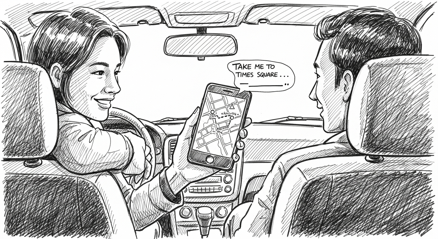 택시 안에서 목적지 영어로 말하기