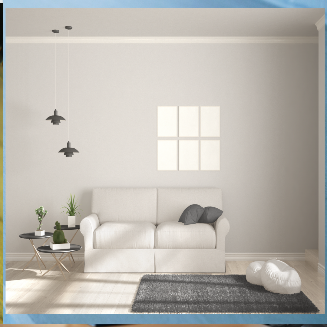 소파가 있는 편안한 거실 사진