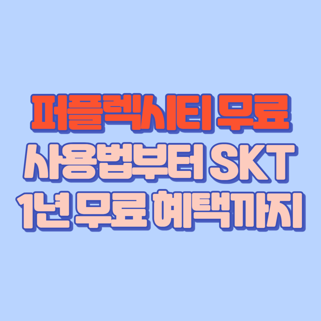퍼플렉시티 무료 사용법부터 SKT 1년 무료 혜택까지