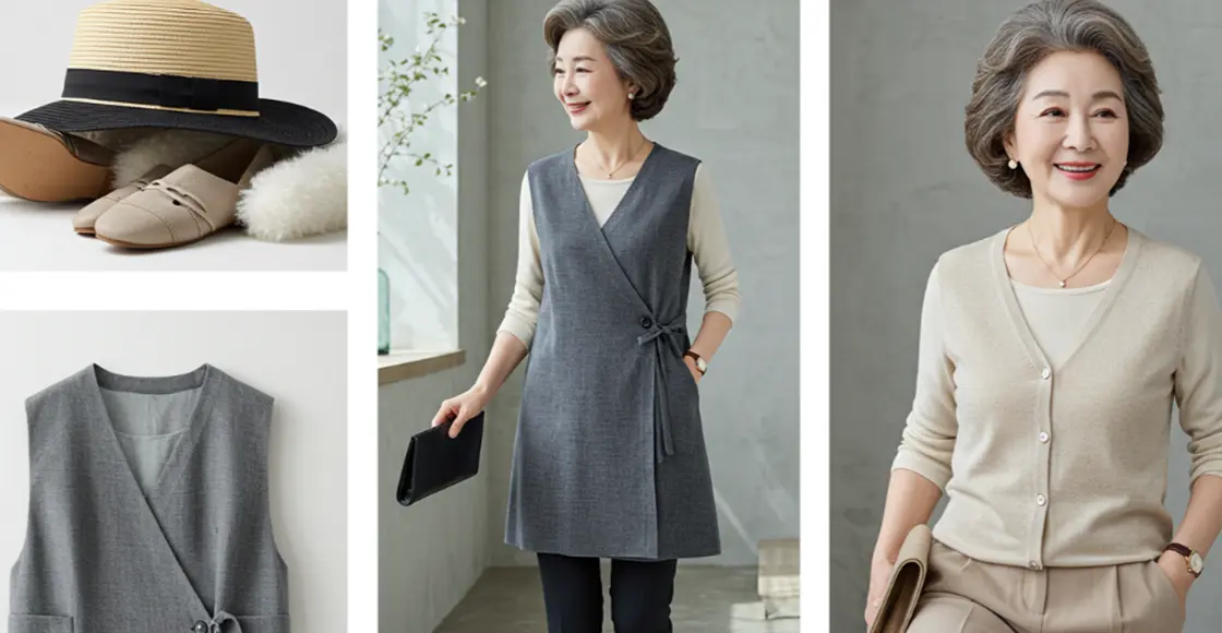 60대 여성 편안한 의류 코디법