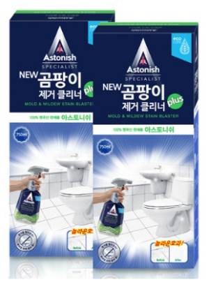 아스토니쉬 NEW 곰팡이 클리너 plus 스프레이&#44; 750ml&#44; 2개 (12&#44;065개 상품평)