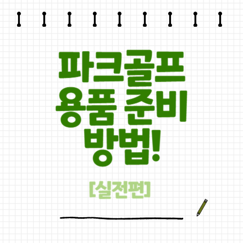 파크골프 용품 파크골프 용품 구매팁