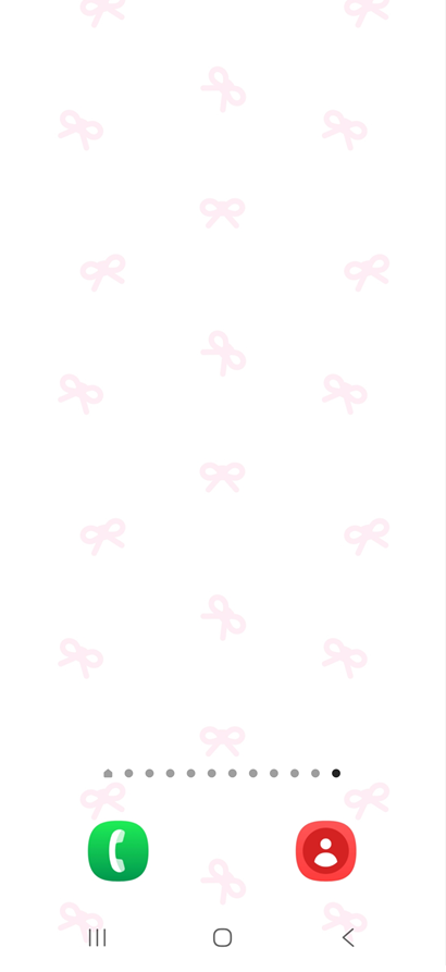 방법 1: 홈화면 빈 공간 길게 누르기