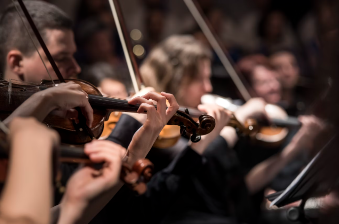 오케스트라 연주 사진