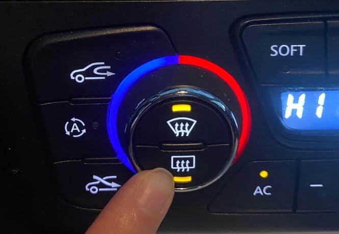 자동차습기제거버튼