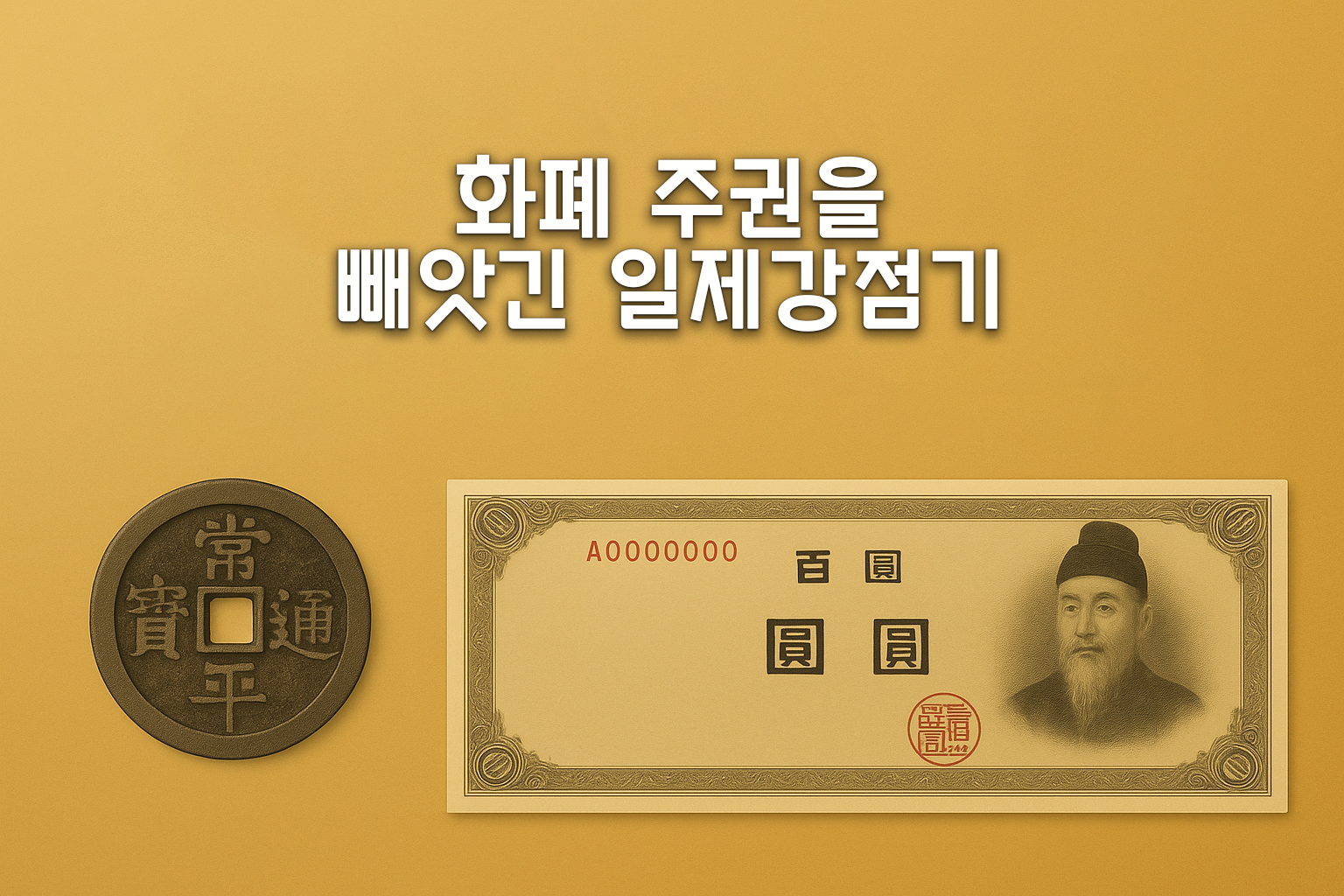 한국 화폐 제도의 역사와 한국은행권의 탄생 과정