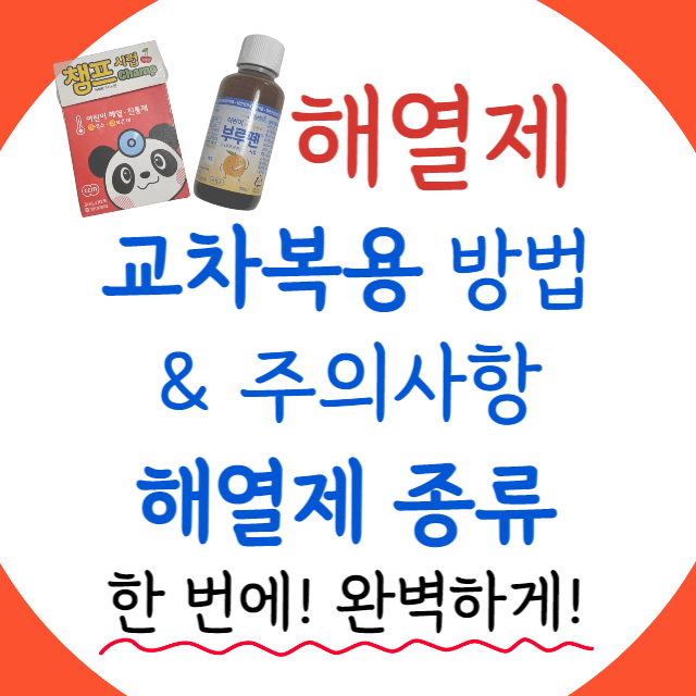 해열제-교차복용-완벽-정리-안내-포스터