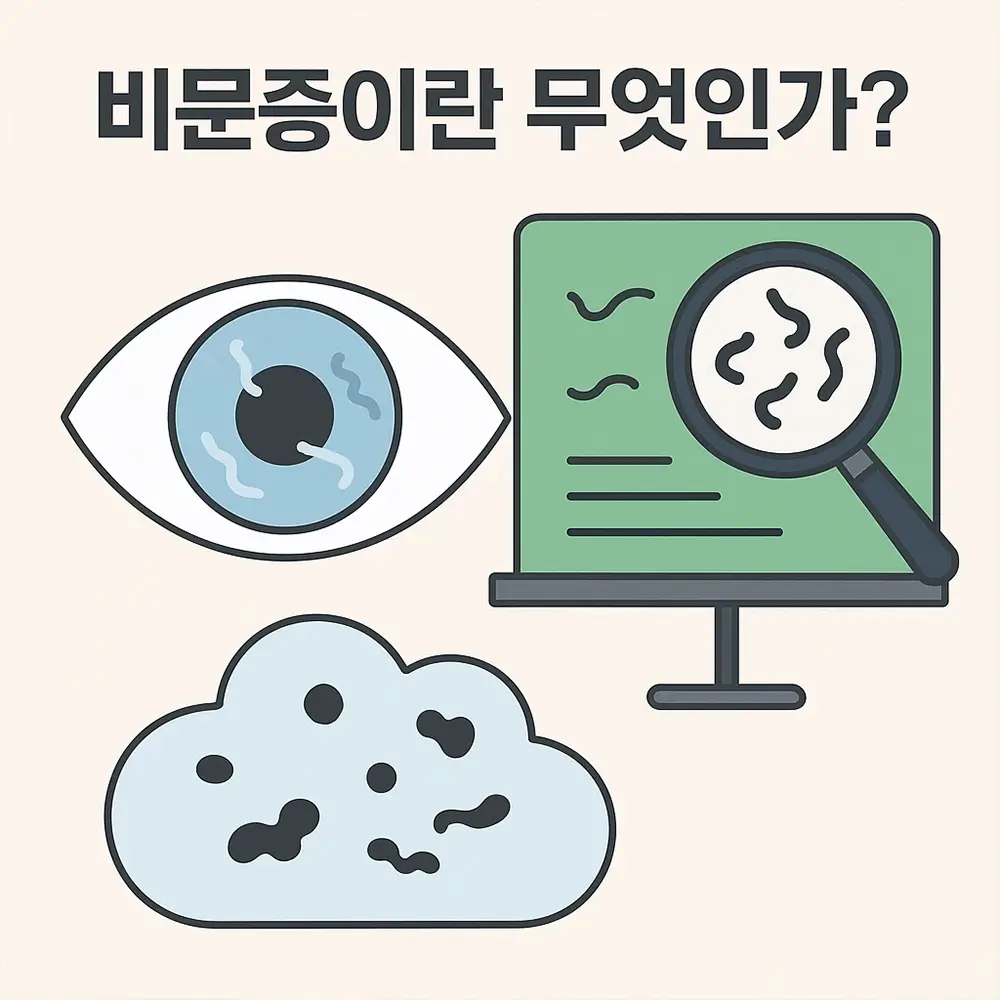 눈앞에 아지랑이 어지럼증 비문증 원인과 치료 방법
