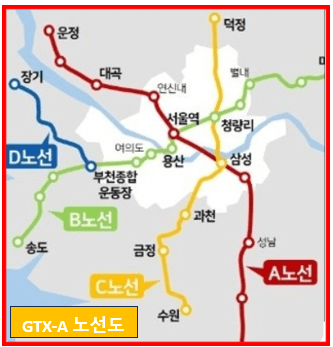 GTX-C 노선도