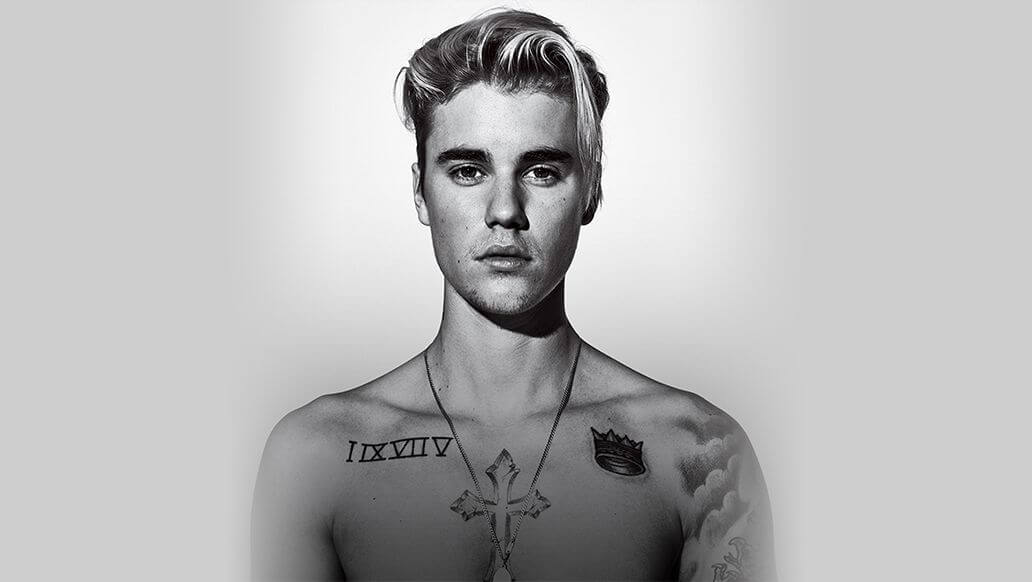 저스틴 비버 흑백사진