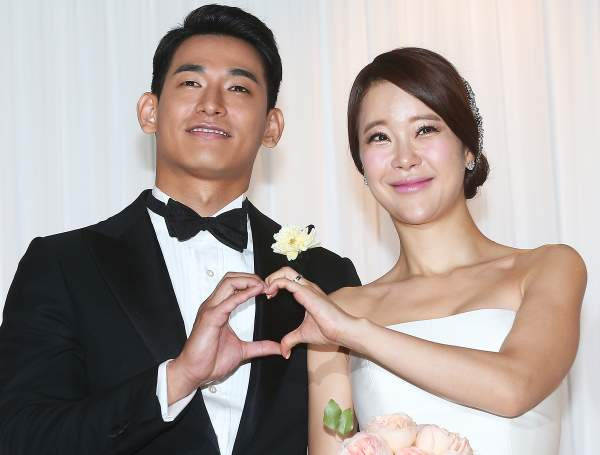 백지영 정석원 결혼 사진