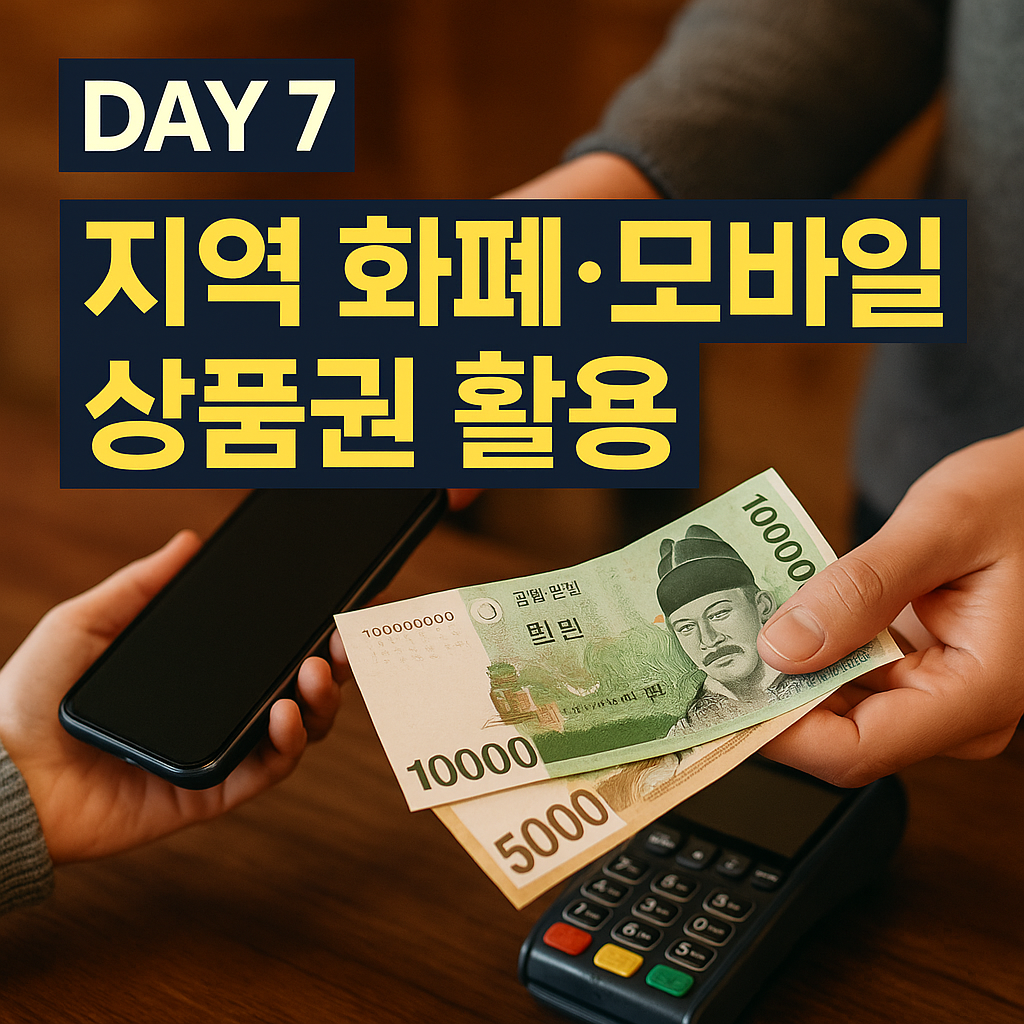 지역 화폐·모바일 상품권 활용 💳📱