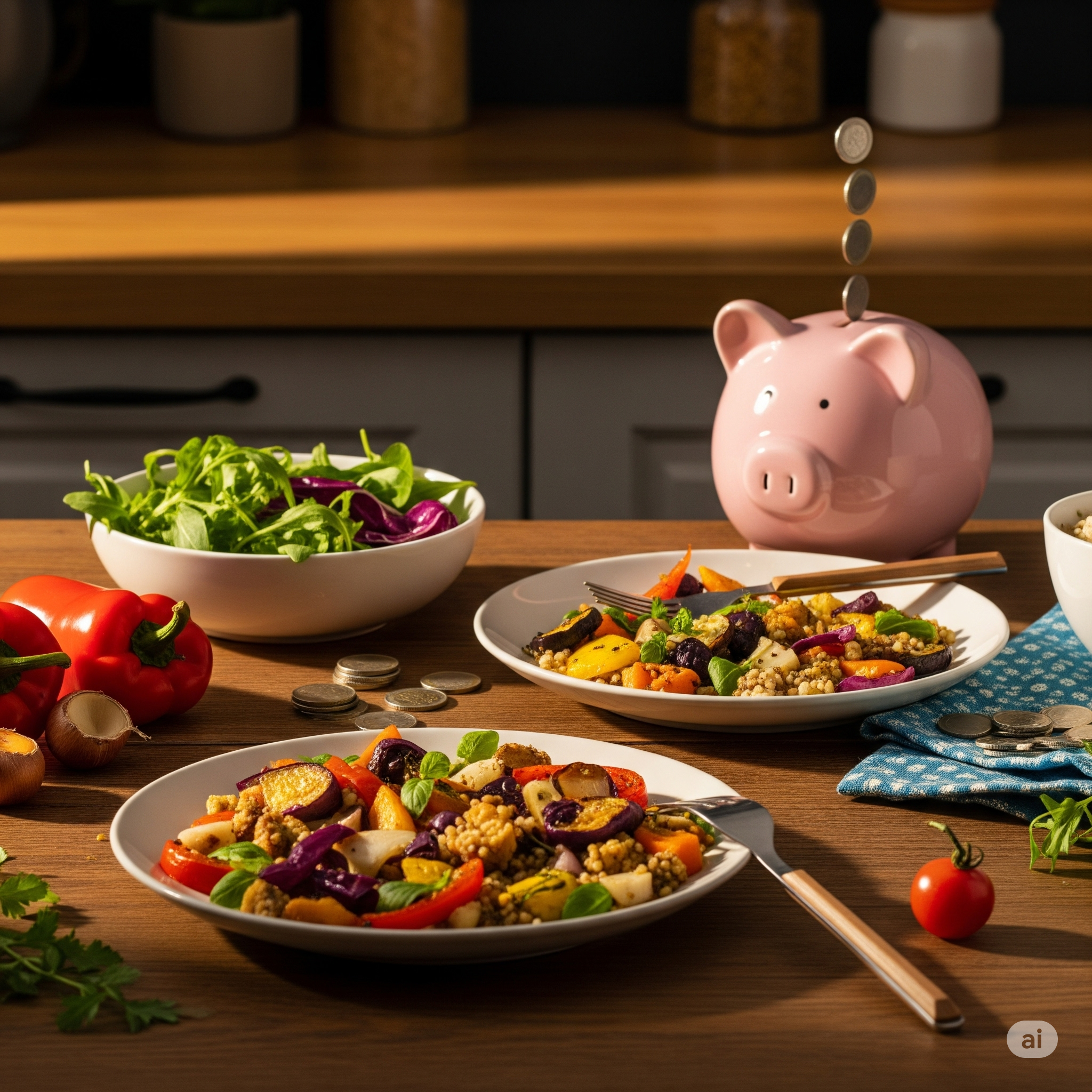 냉장고 자투리 재료로 만든 풍성하고 맛있는 식탁