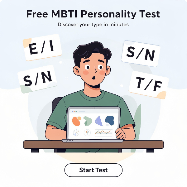 MBTI 무료 검사하기 이미지