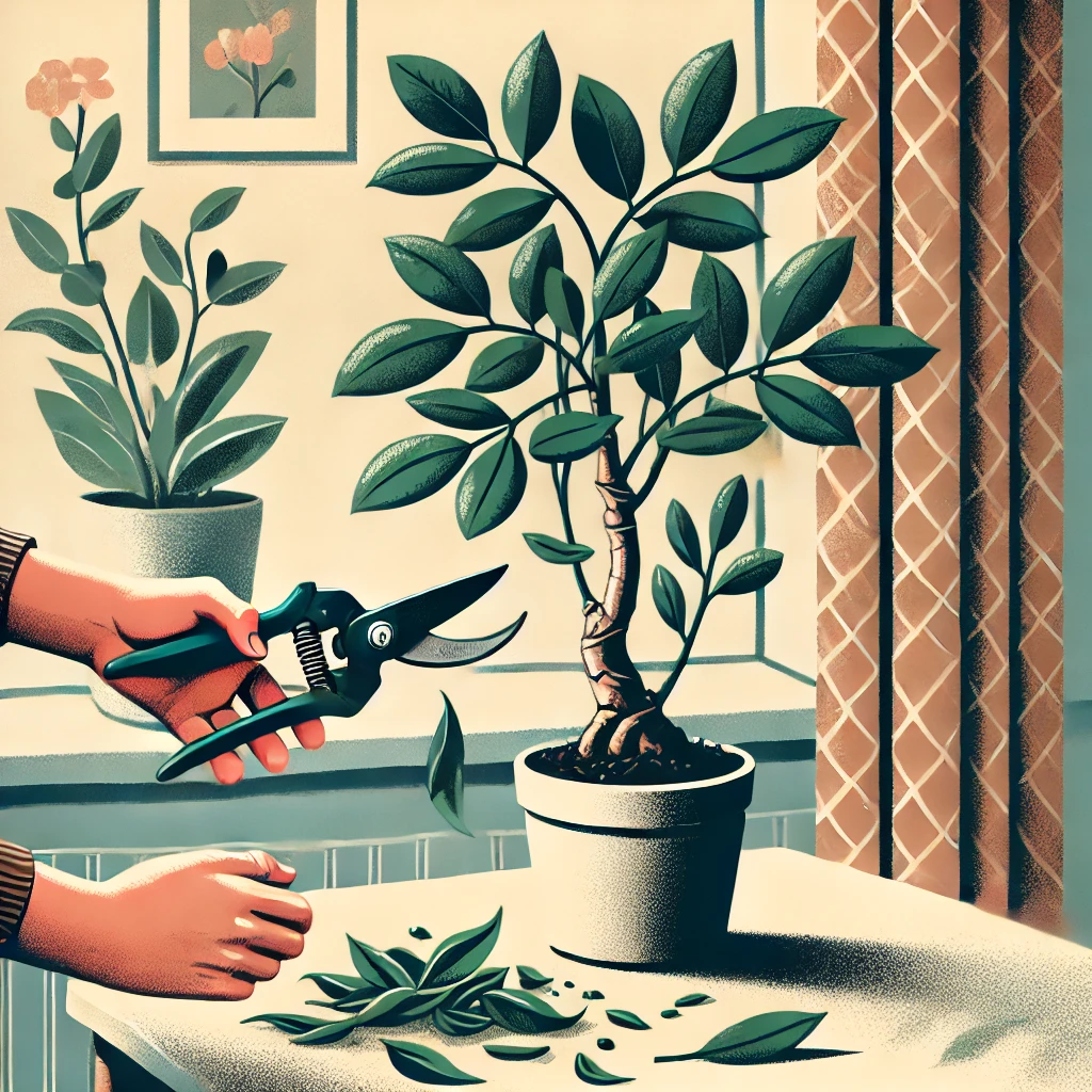 금전수 가지치기