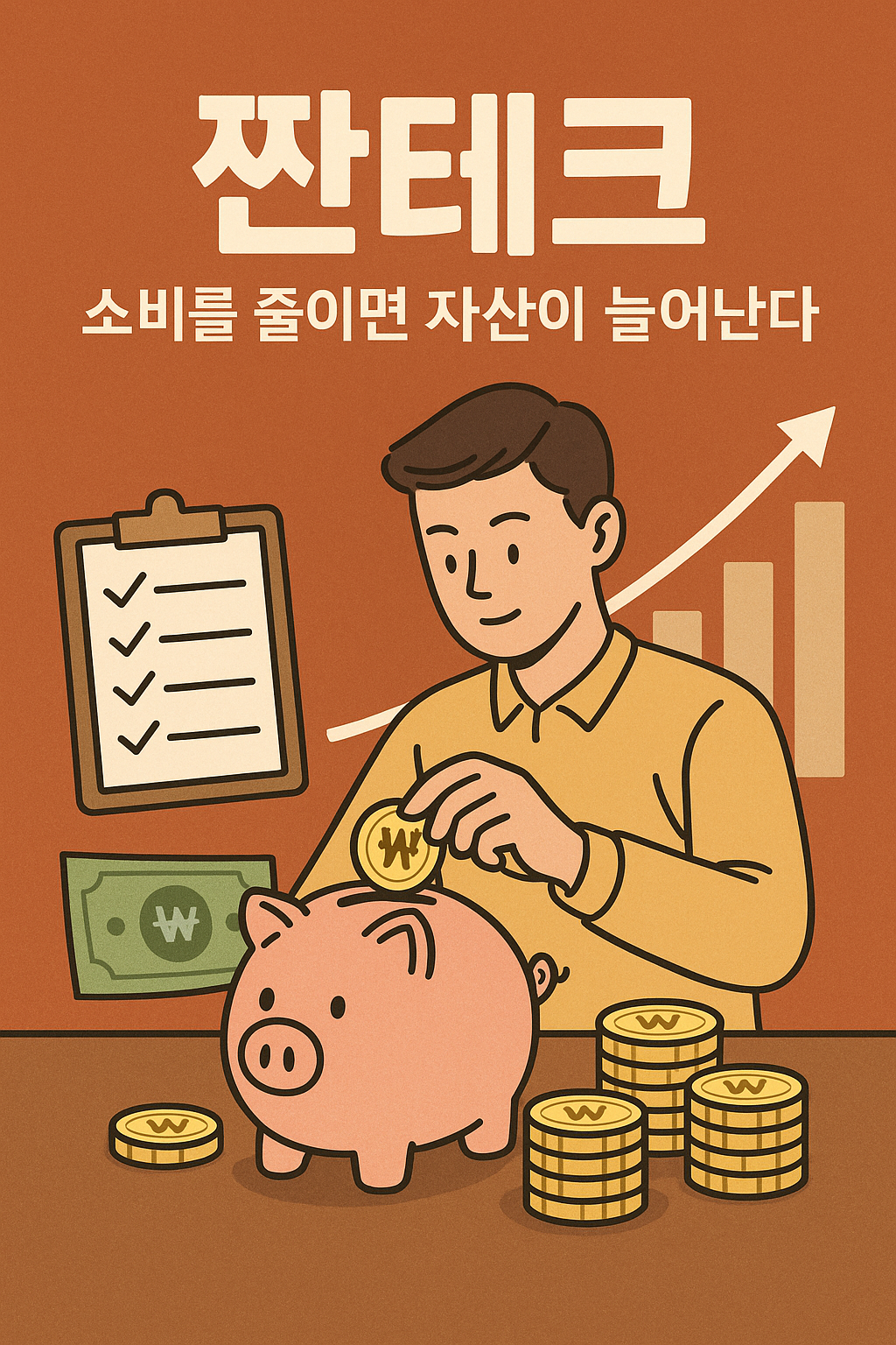 짠테크 소비를 줄이면 자신이 늘어난다