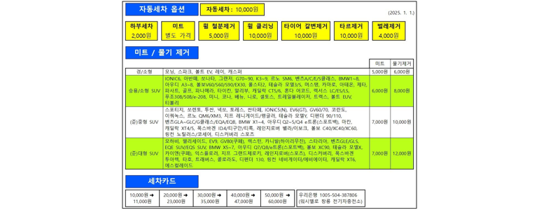 서울 강서구 노터치 세차