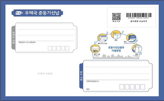 우체국-준등기-선납봉투-소형택배-우체통위치찾기