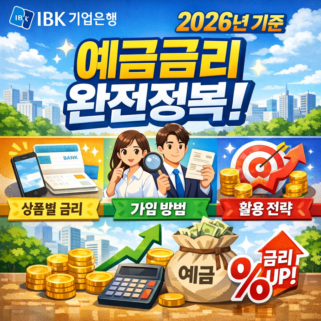기업은행 예금금리