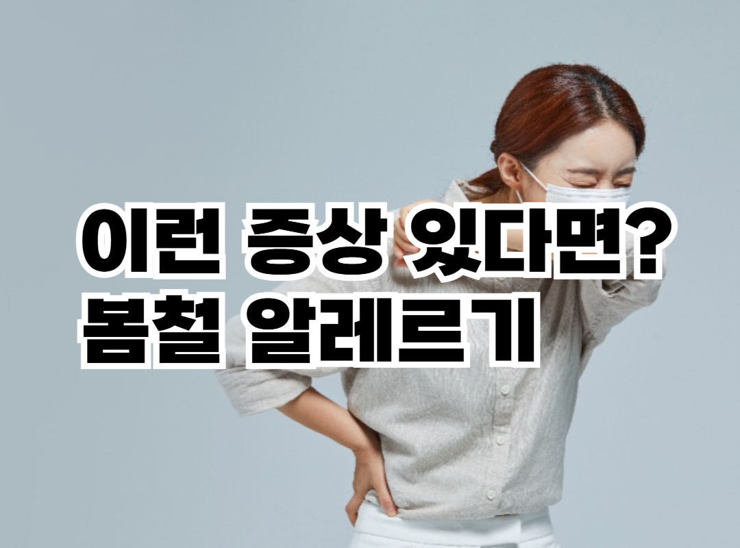 봄 알레르기 원인 증상 예방법