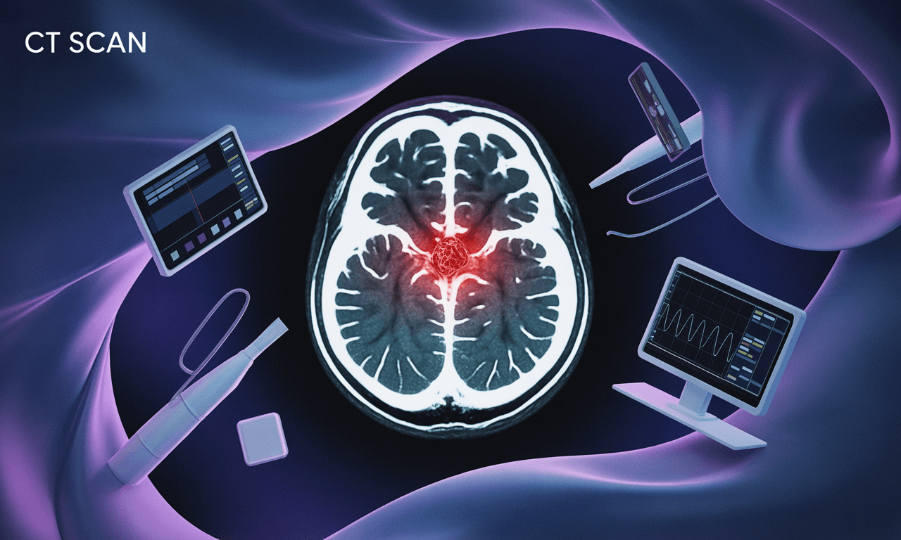 뇌출혈-전종증상-뇌CT-사진