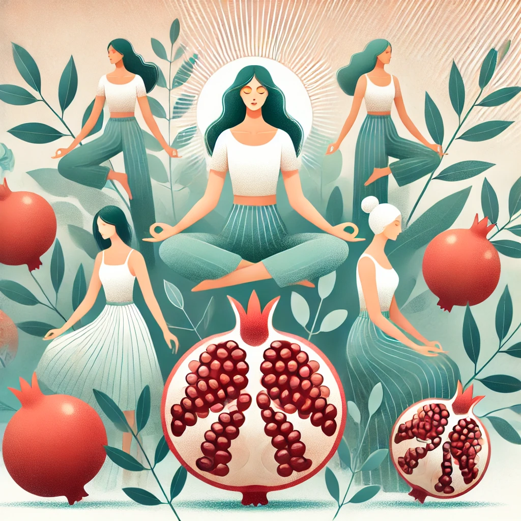 여성 호르몬 균형과 갱년기 증상을 완하하는 석류