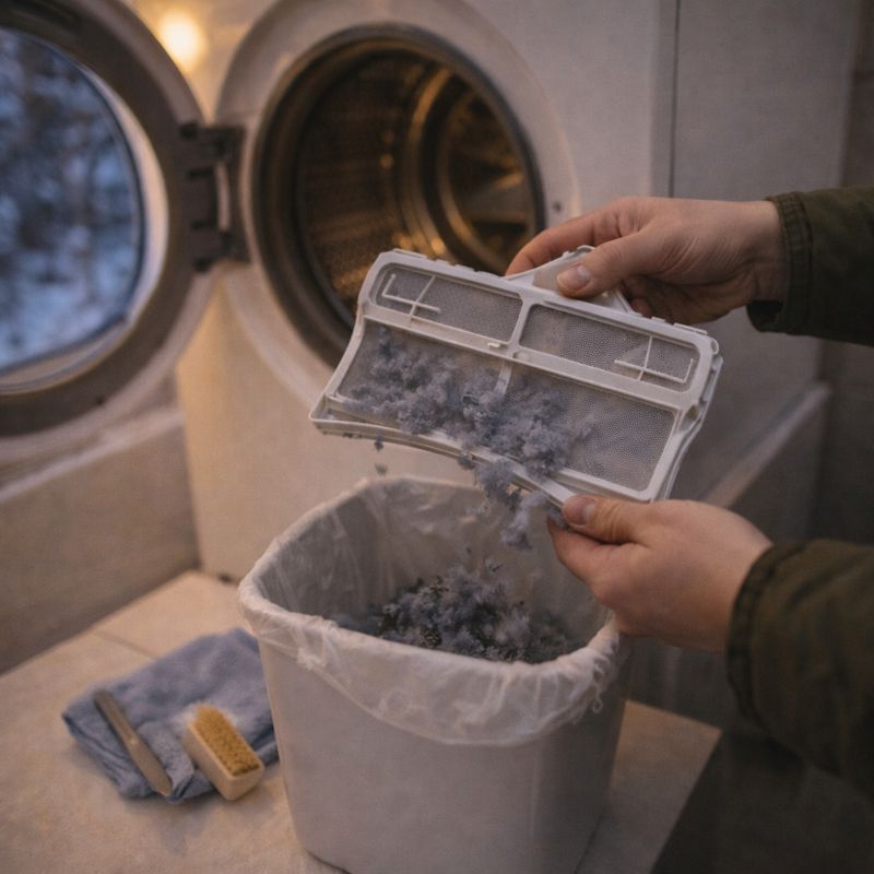 의류건조기 관리법:보풀막힘·냄새·화재위험