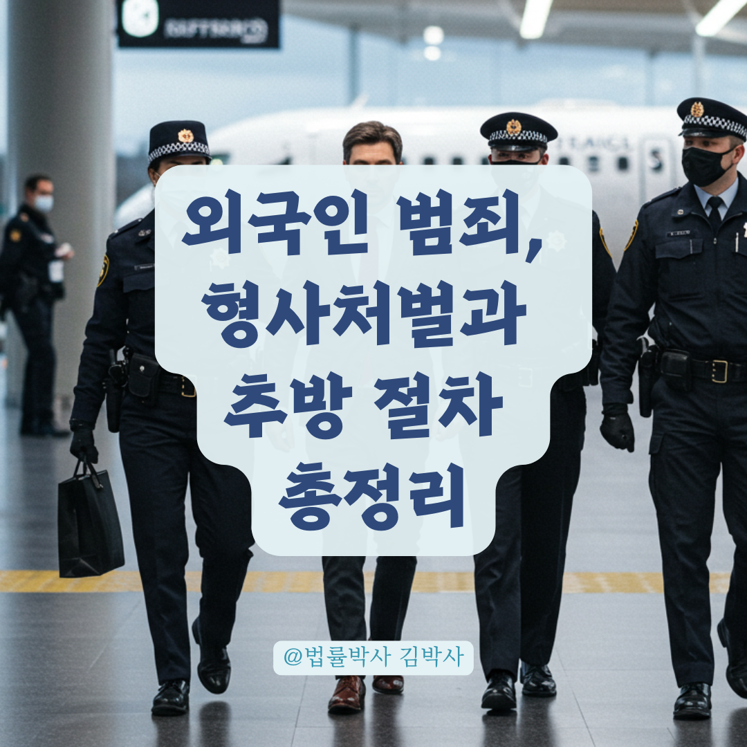 범죄 실행 전 체포된 외국인, 추방과 형사처벌 중 어떤 절차로 진행될까?