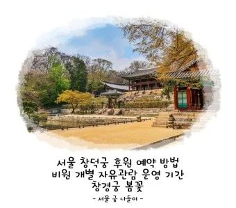 창경궁 예약 탐방 근처 맛집 10선_9