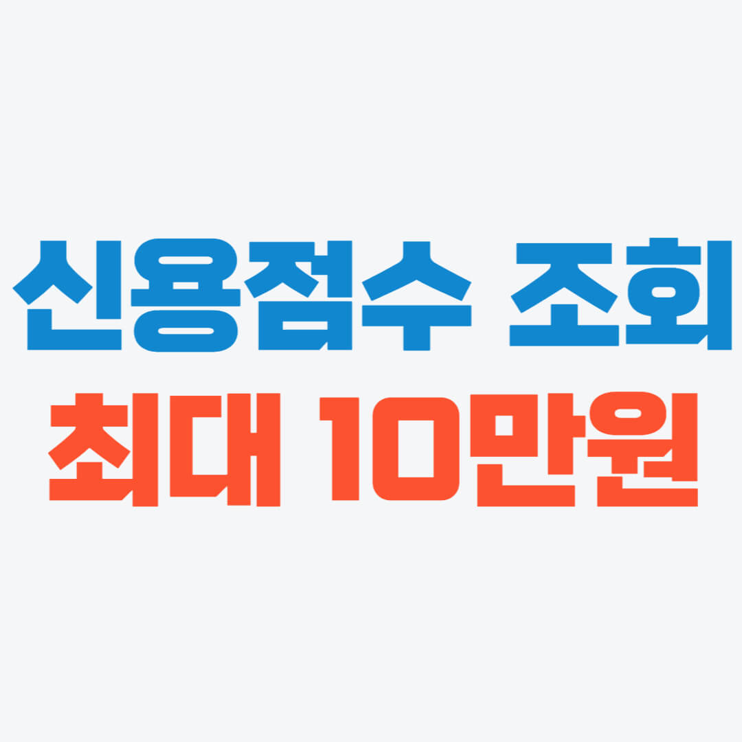 신용점수 조회