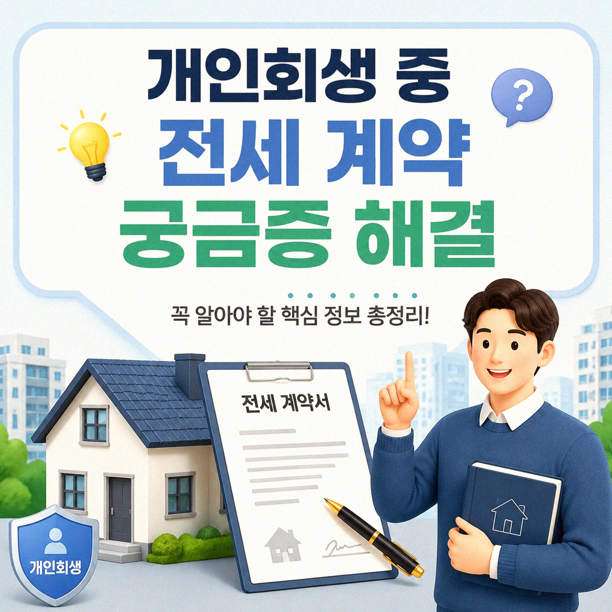 개인회생 중인데 전세 계약 가능한가요