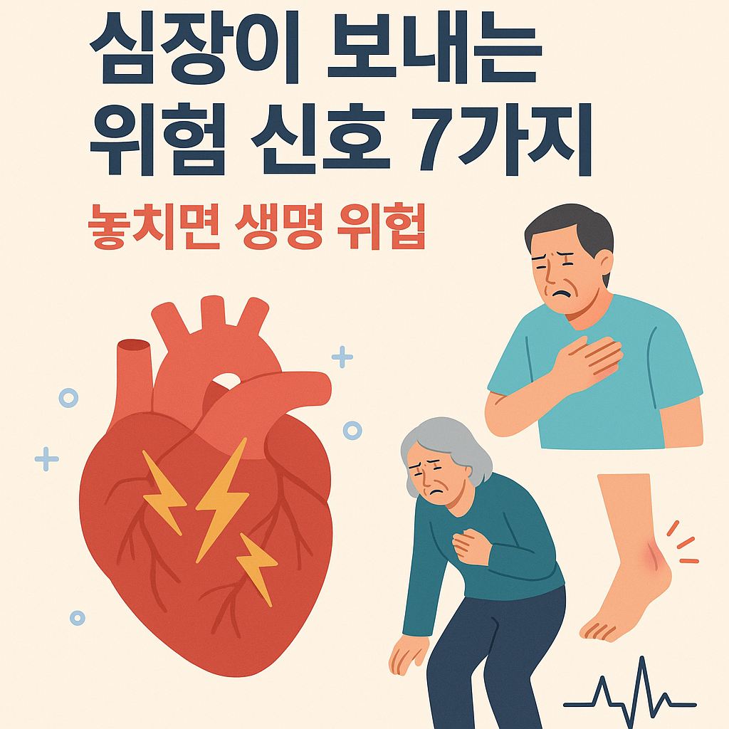 심장이 보내는 위험 신호 7가지 – 놓치면 생명 위협