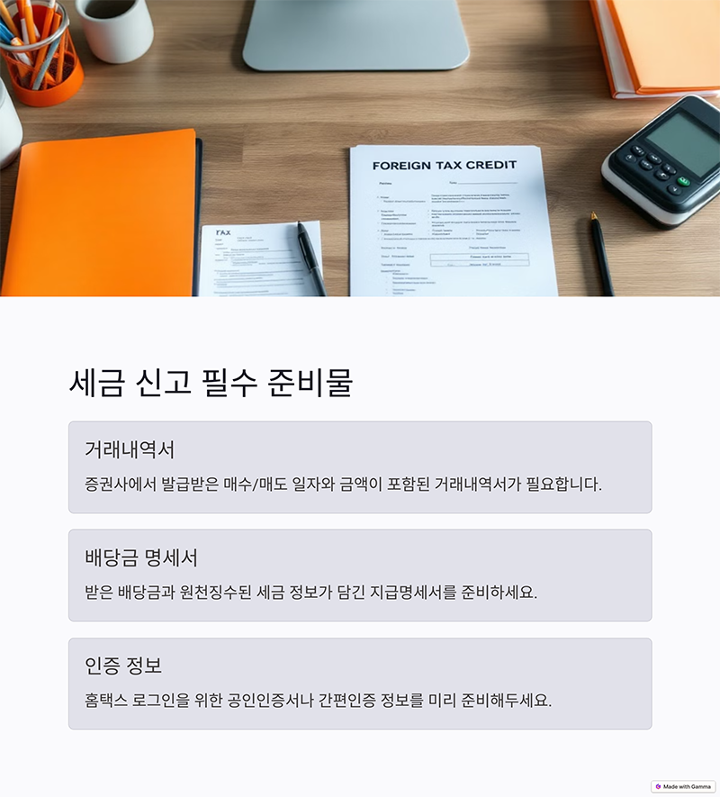 미국주식세금신고