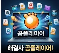 곰플레이어 로고 안내