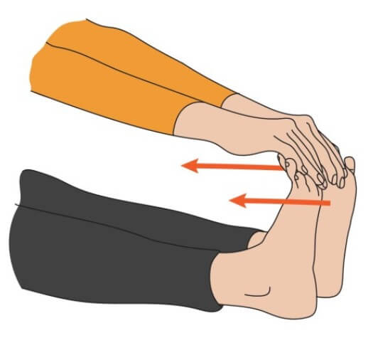 발바닥 스트레칭 하는 법