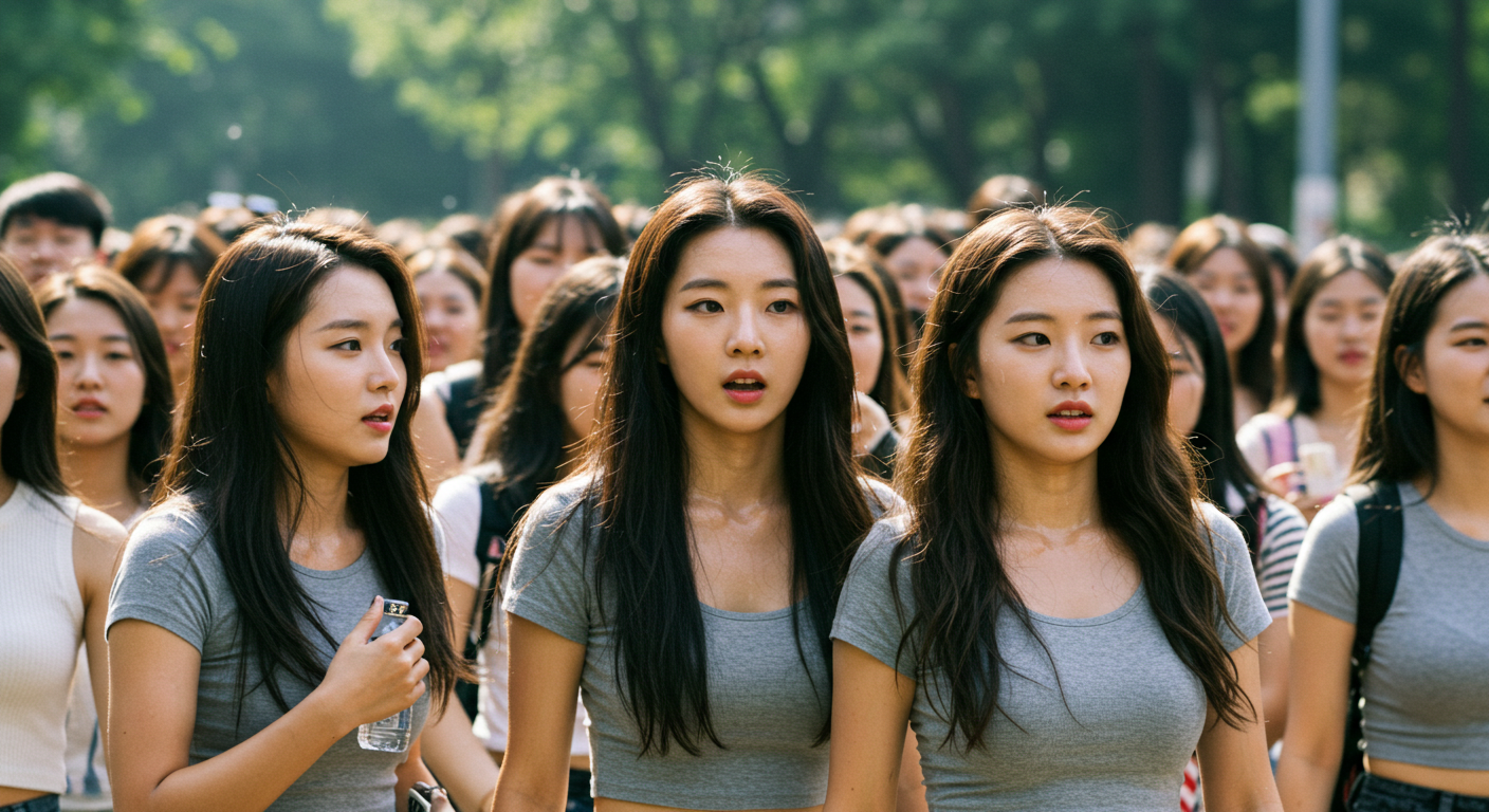 불안해하는 학생들