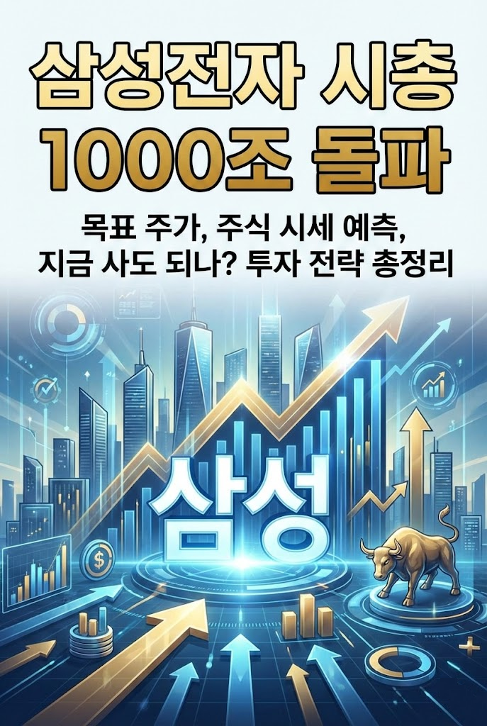 삼성전자 시총 1000조 돌파, 목표 주가, 주식 시세 예측, 지금 사도 되나? 투자 전략 총정리