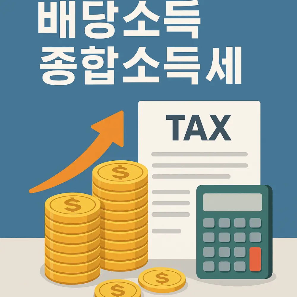 배당소득 종합소득세 이미지