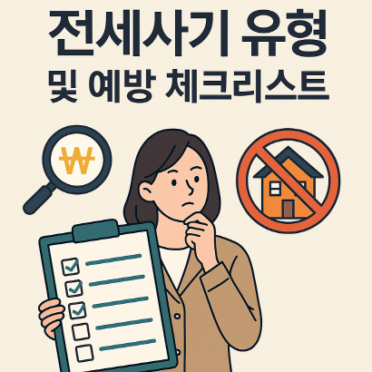 전세 계약 전 꼭 확인해야 할 사기 유형과 예방법 체크리스트