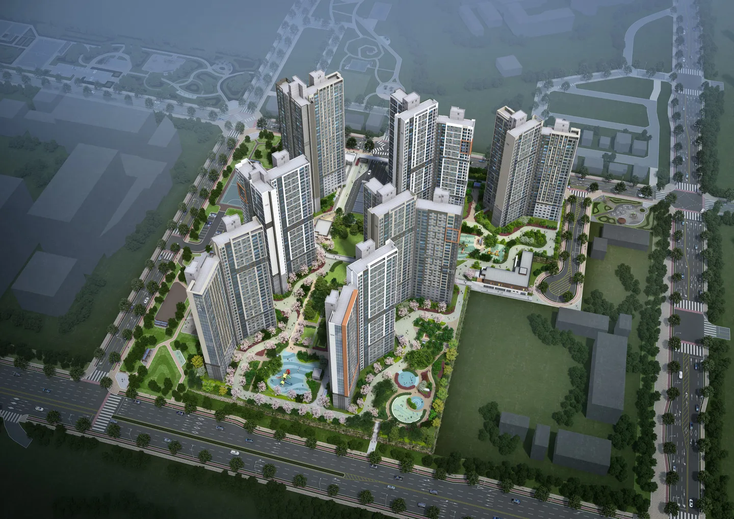 평택 브레인시티 위치 지도