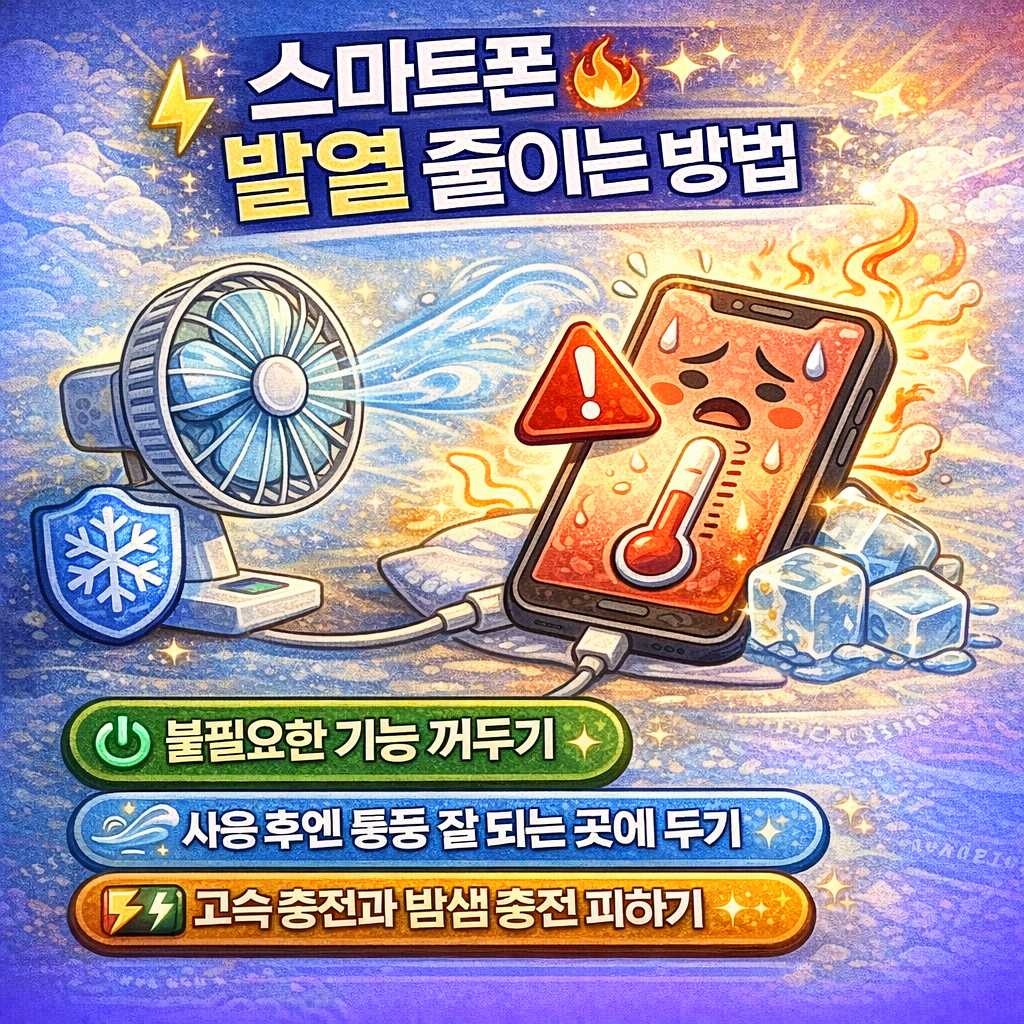 스마트폰 발열 줄이는 실전 방법