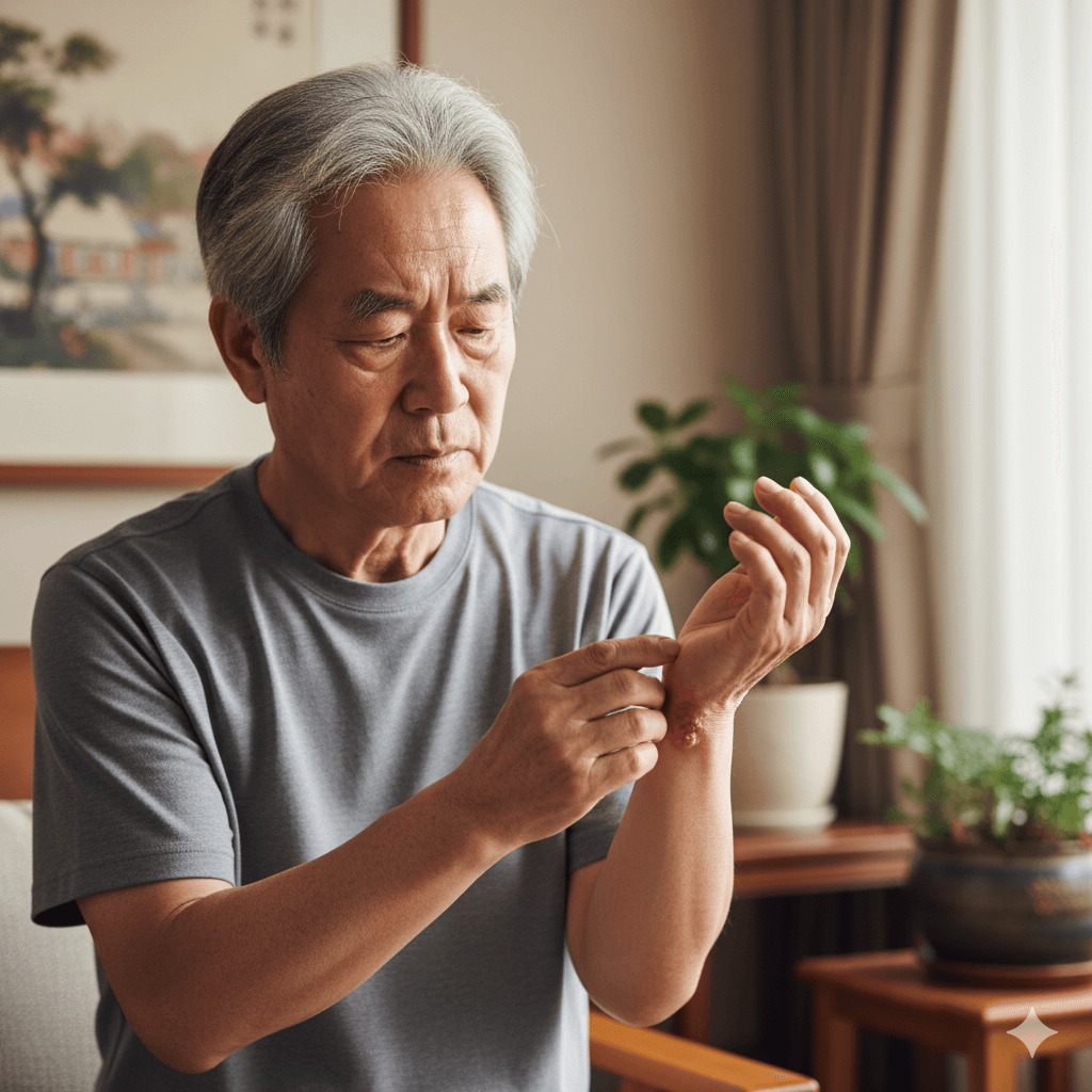 대상포진 증상 - 사진