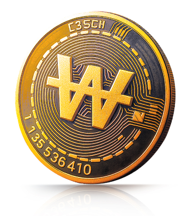 원화스테이블 코인 상상 이미지