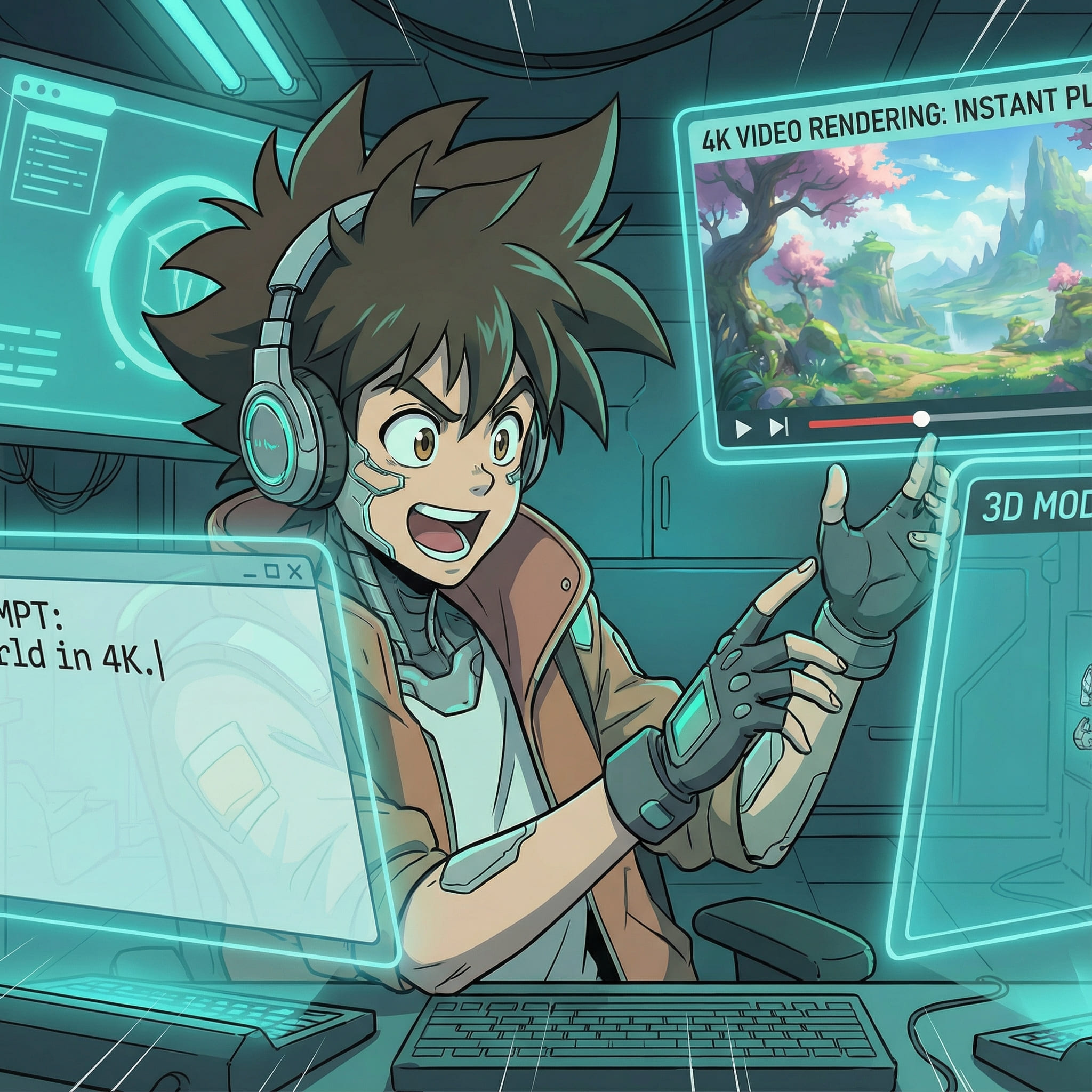 1인 스튜디오의 시대! AI로 영상, 3D, 오디오 한 번에 해결하는 법