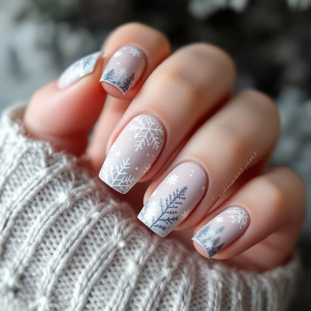 크리스마스 네일