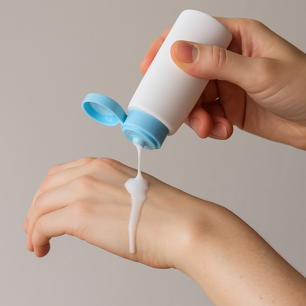 물처럼 나온 썬크림 바르고 갑자기 뾰루지 폭발?